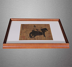 耒阳书画装裱配框服务案例